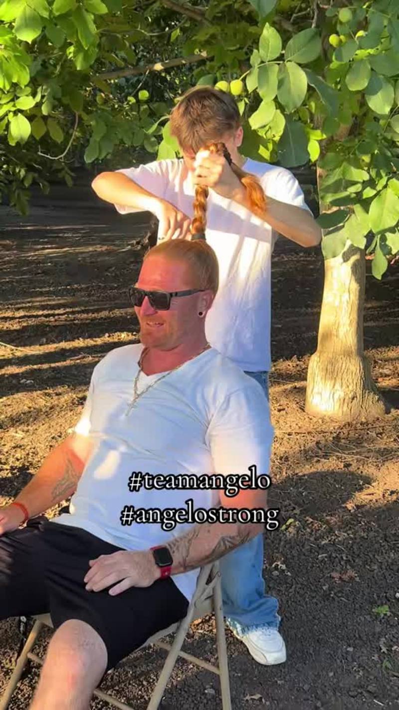 Video thumbnail for Family and Friends Shave Their Heads for Angelo with Leukemia