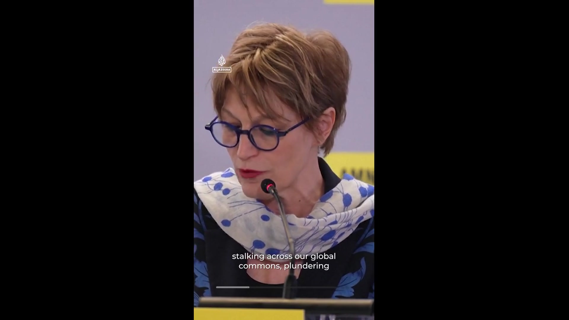 Video thumbnail for Amnesty International slams ‘predatory world order’ led by US and Israel