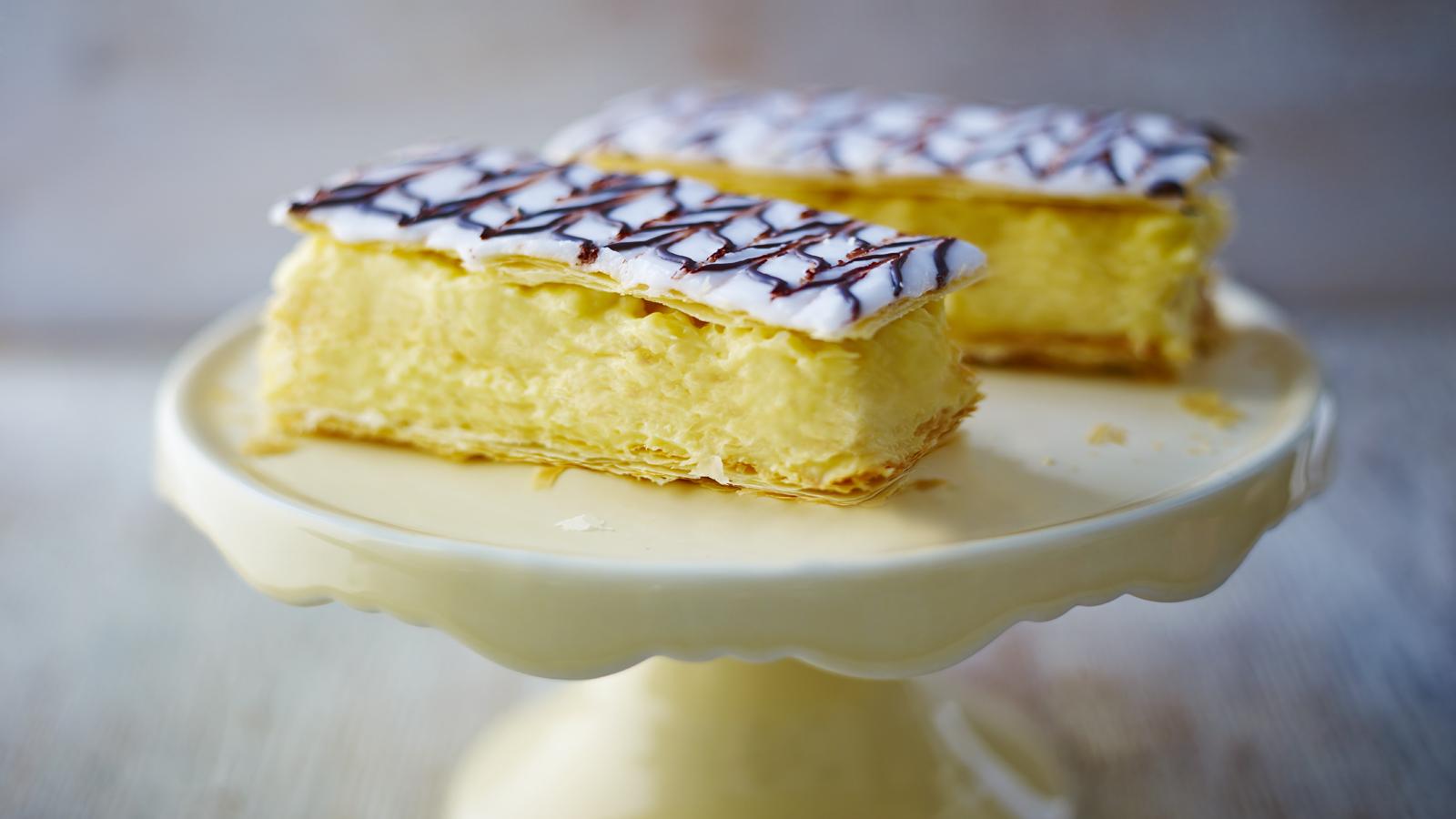 'Video thumbnail for Custard slice Recipe'