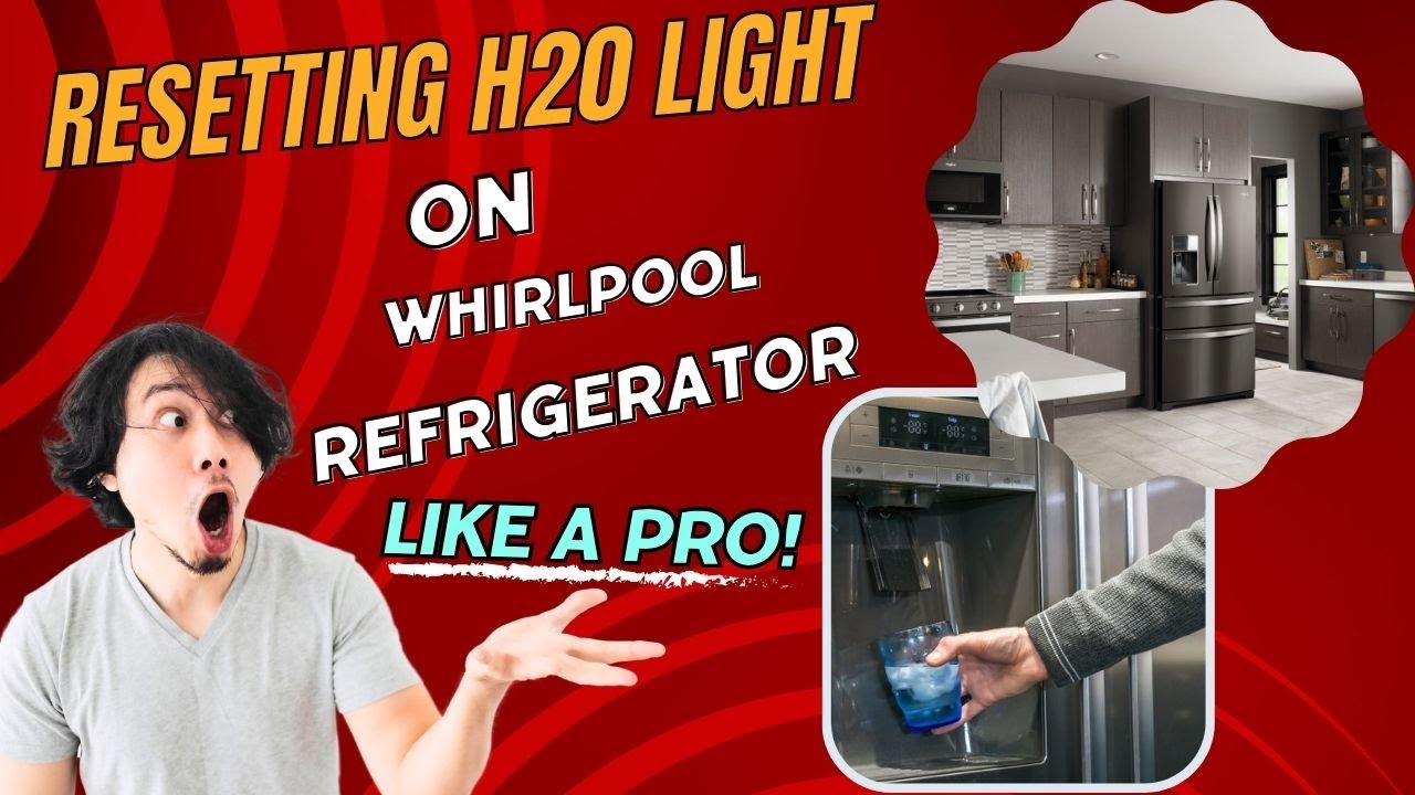 Video thumbnail for Resetting H20 Light on Whirlpool refrigerator like a pro!