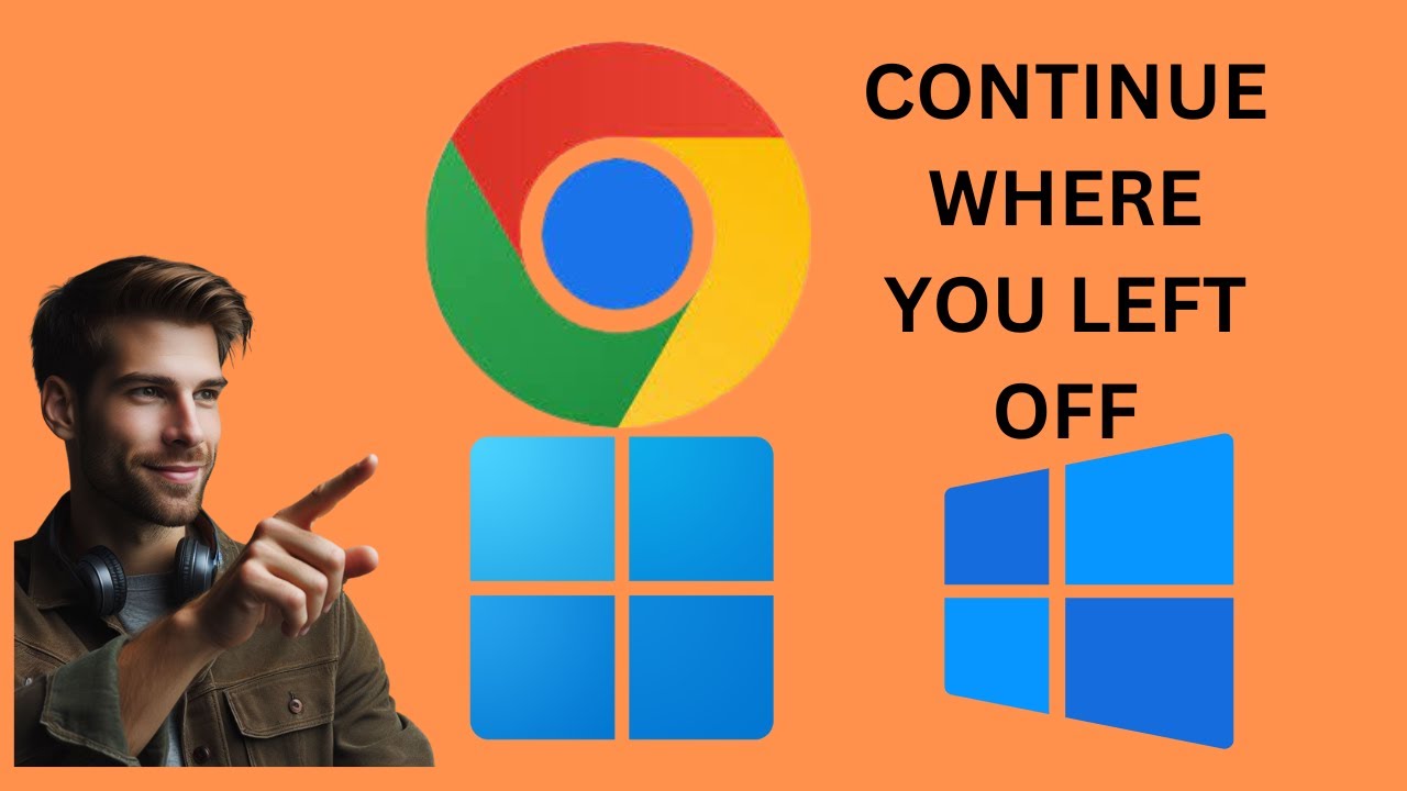 'Video thumbnail for How to Continue where you left off in the Google Chrome on Windows 11 or 10 | GearUpWindows Tutorial'