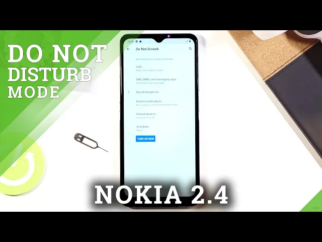 Video thumbnail for How to Enable Do Not Disturb Mode in NOKIA 2.4 – Silent Settings