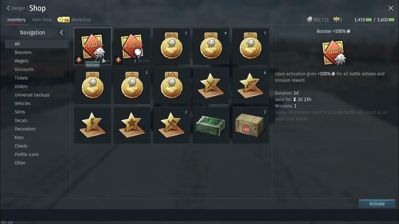 Video thumbnail for How To Activate Research & Lion Boosters In War Thunder