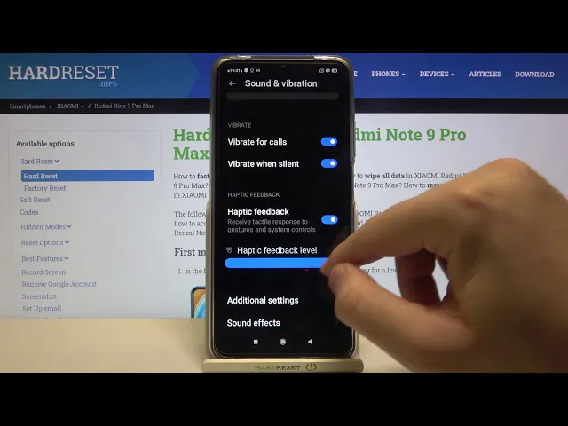 Video thumbnail for How to Operate Vibration Settings in Xiaomi Redmi Note 9 Pro – Enable/Disable Vibrations