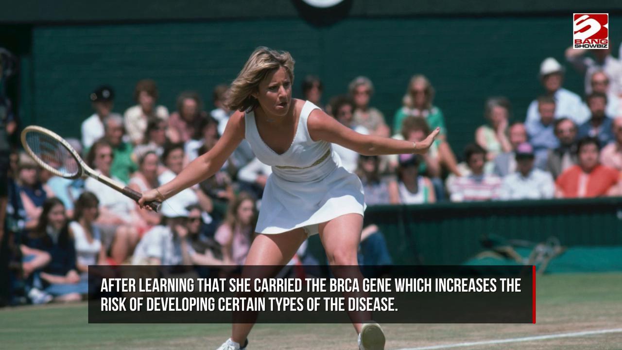 Video thumbnail for Tennis legend Chris Evert reveals her ovarian cancer has returned for the third time