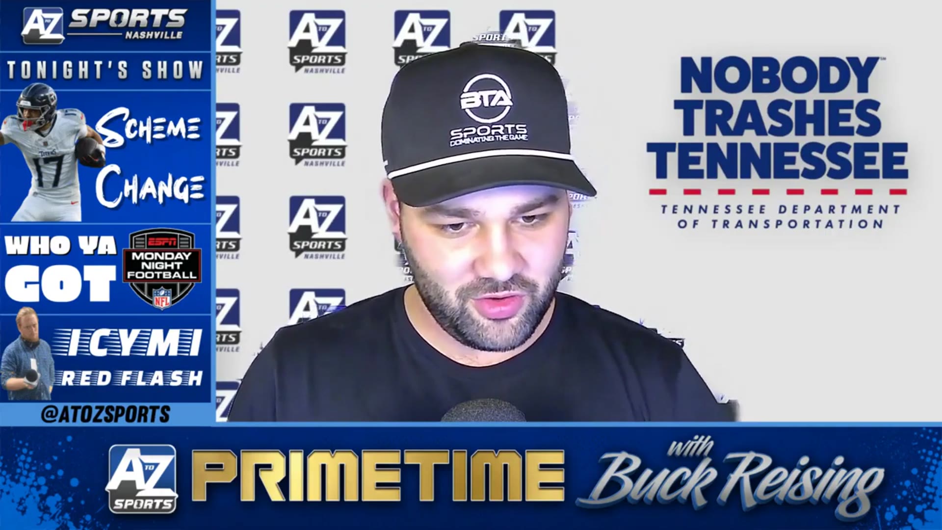 Video thumbnail for a to z sports nashville: titans coaching candidates for cam ward in 2026: who will be the next head coach?