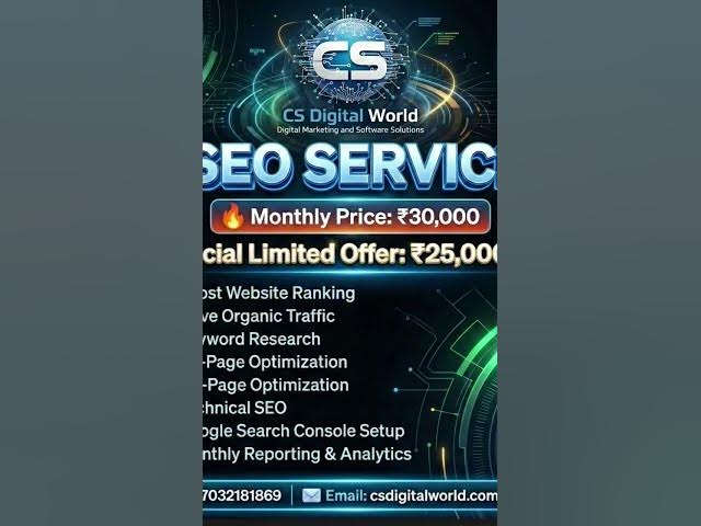 Video thumbnail for Grow Your Business With Smart Digital Solutions!#DigitalMarketing #ITSolutions #WebDevelopment #SEO