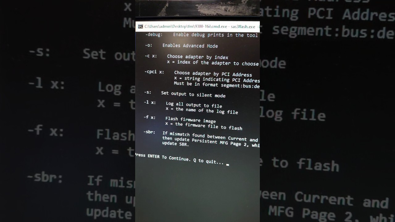 Video thumbnail for #firmwareupdate #firmware #lsi #sas #controller #harddisk #raid #truenas #dos #flash