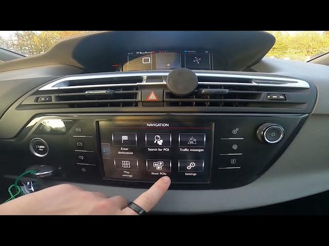 Video thumbnail for How to Enter and Manage Navigation Display in Citroen C4 Picasso II ( 2013 – 2018 )