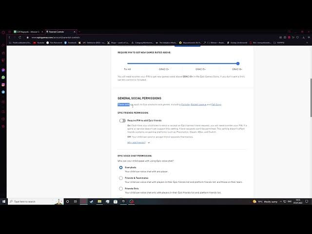 Video thumbnail for Epic Games Store 2022 - How To Setup Parental Controls
