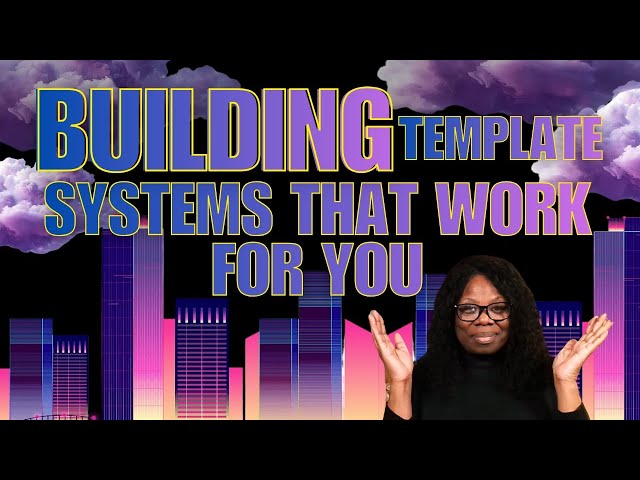 Video thumbnail for How to decide which templates to create