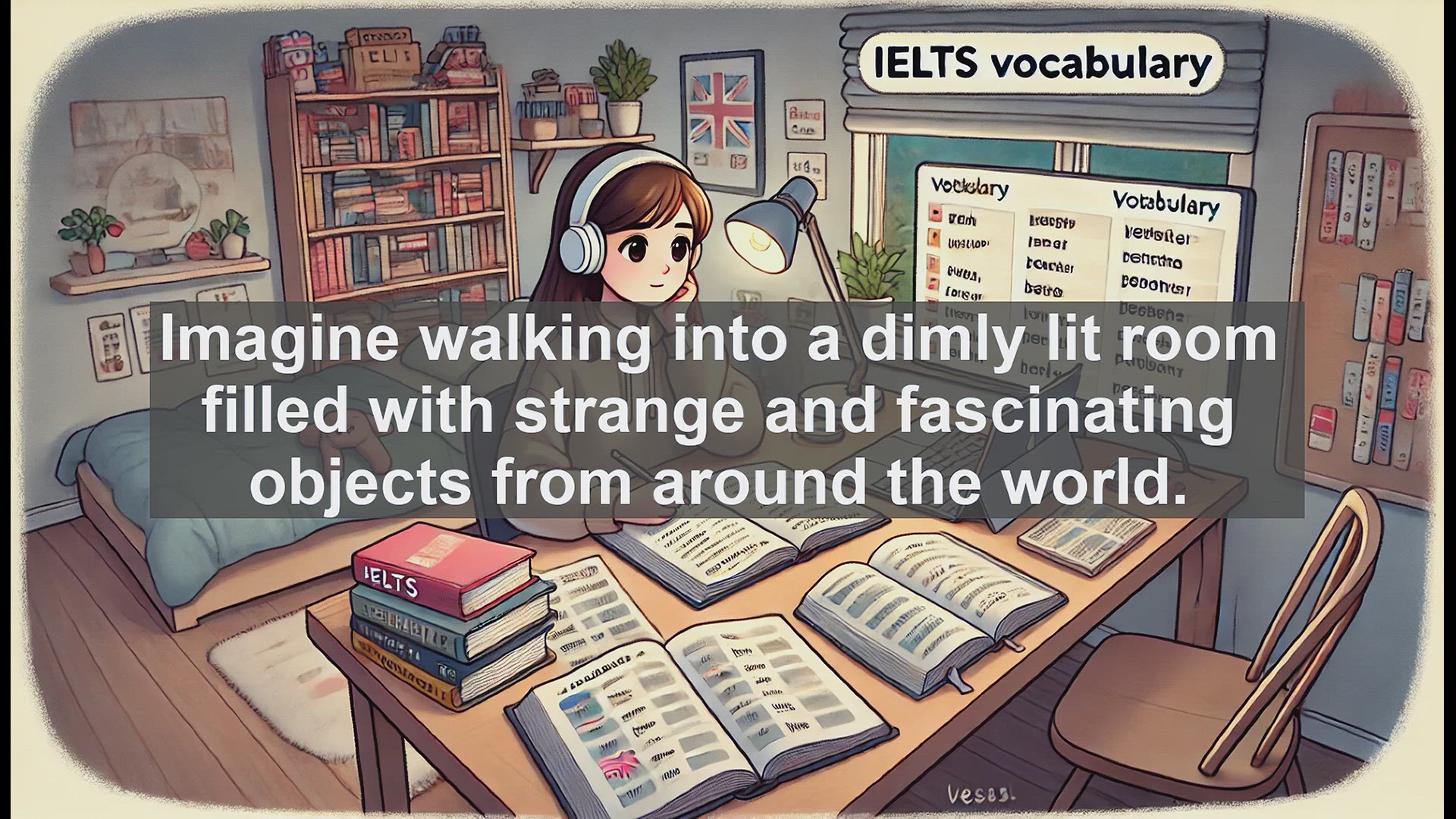 'Video thumbnail for 5000 Must Know IELTS 8.0 Vocabulary - Curio: Exploring an Intriguing Word for IELTS Success'