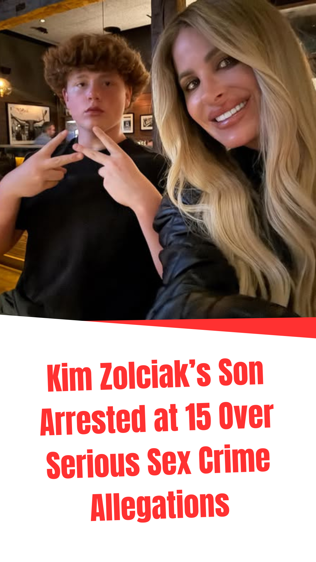 Video thumbnail for Kim Zolciak’s Son Arrested at 15 Over Serious Sex Crime Allegations