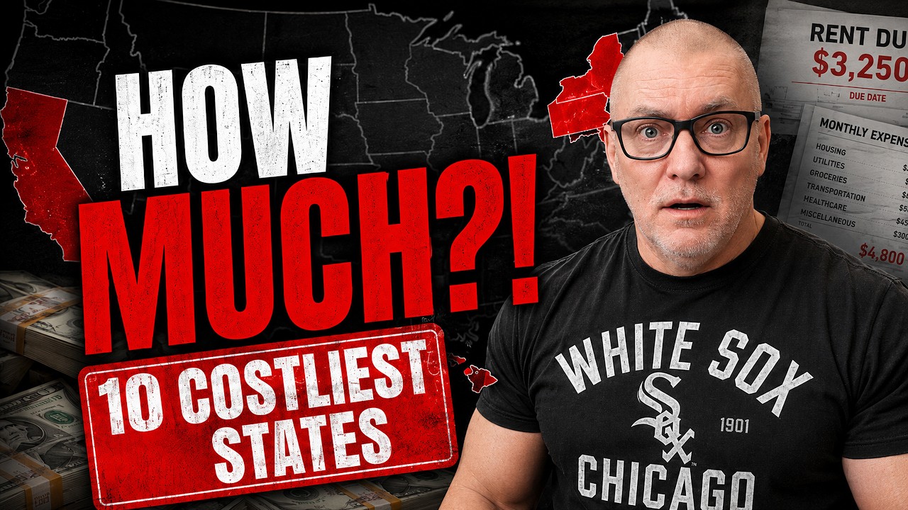 Video thumbnail for 10 States Where You Need the Highest Salary Just to Live Comfortably