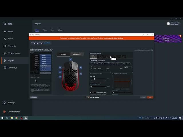 Video thumbnail for How To Change Acceleration & Deacceleration on Steelseries Aerox 3?