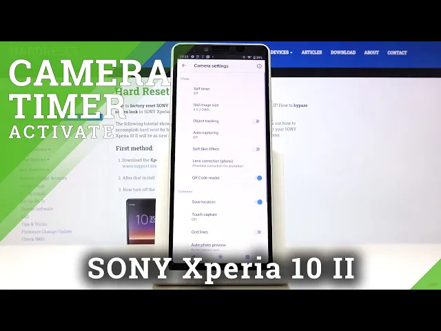 Video thumbnail for How to Add Camera Timer on SONY Xperia 10 II – Camera Settings