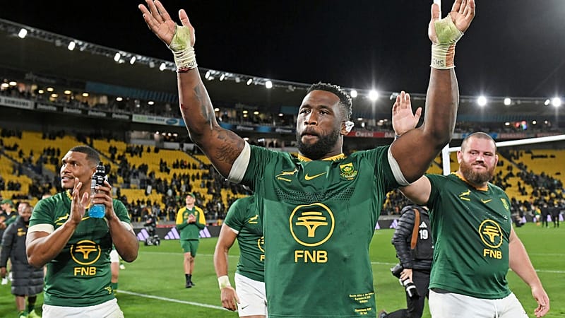 Video thumbnail for 2027 Rugby World Cup: Springboks and All Blacks set for quarterfinal showdown