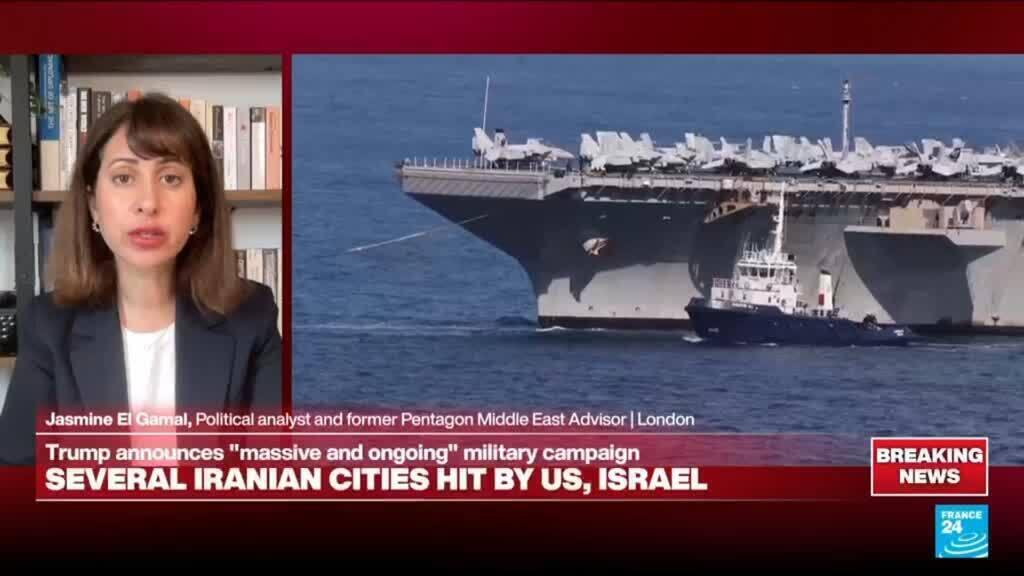Video thumbnail for Iran: Tehran says at least 51 people were killed by US-Israeli strikes
