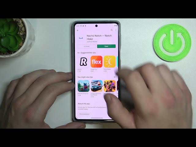 Video thumbnail for Hide Front Camera Screen Area - Nacho Notch App on MOTOROLA Edge 20 Pro