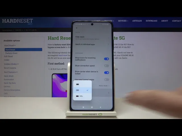 Video thumbnail for How to Show Up Battery Percentage in XIAOMI Mi 10T Lite 5G – Adjust Battery Options