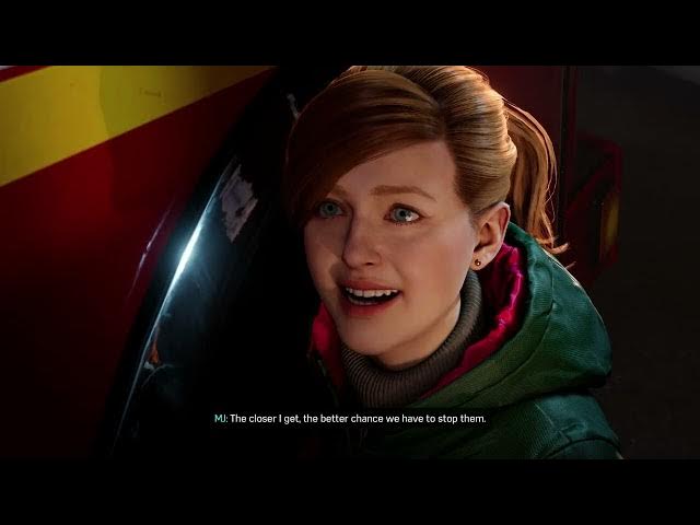 Video thumbnail for Marvel's Spider-Man (PS5 Pro) - Wheels Within Wheels: MJ Interviews Jefferson Davis Cutscene