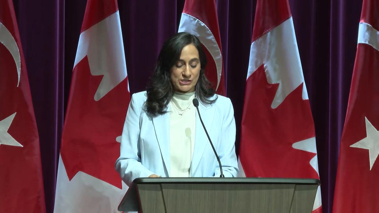 Video thumbnail for Canada: Canada's foreign minister calls NATO summit in Ankara 'highly anticipated'.