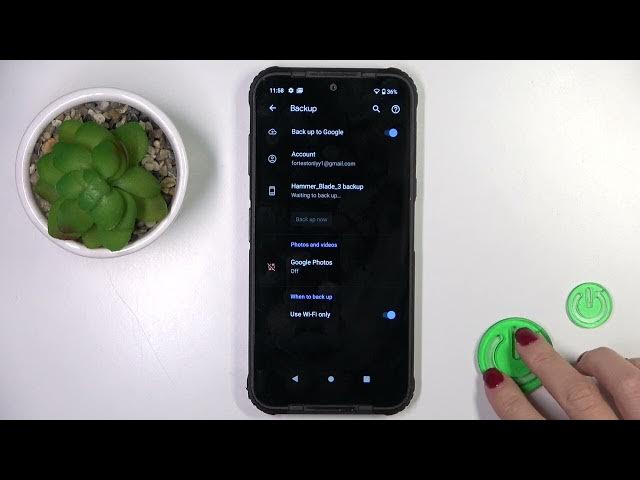 Video thumbnail for How to Activate Google Backup on Hammer Blade 3