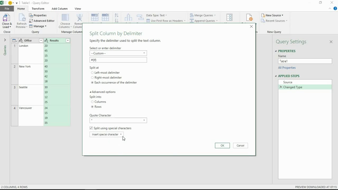 Video thumbnail for Split Multiple Lines into Separate Rows with Excel Power Query