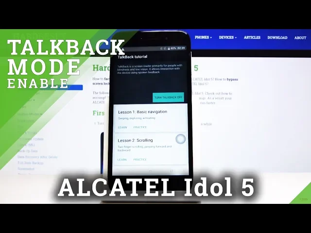 Video thumbnail for How to Enable Talkback in ALCATEL Idol 5 – Switch On / Off Screen Reader