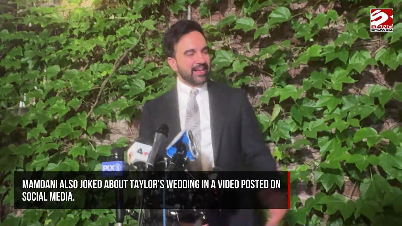 Video thumbnail for Zohran Mamdani jokes about Taylor Swift's Madison Square Garden wedding