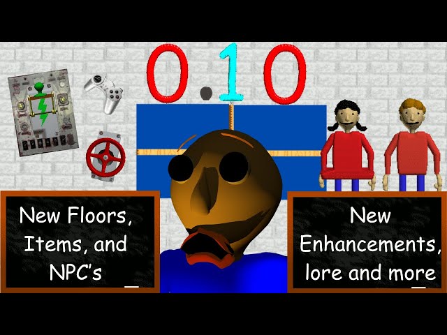 Video thumbnail for Baldi's Basics: 0.10 Update Full Release (New Floors, Items, Rooms, and More!)