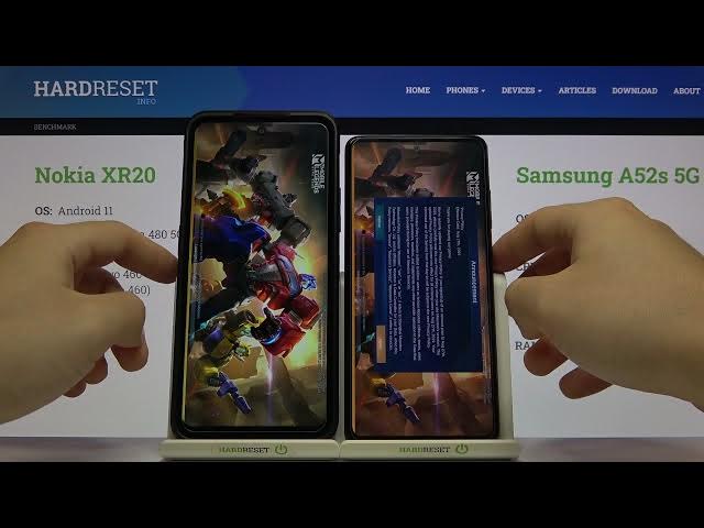 Video thumbnail for NOKIA XR20 vs SAMSUNG Galaxy A52s 5G - Speed Test