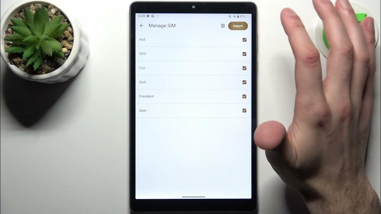 Video thumbnail for How to Copy Contacts in LENOVO TAB M8 (4th gen) – Import / Export Numbers