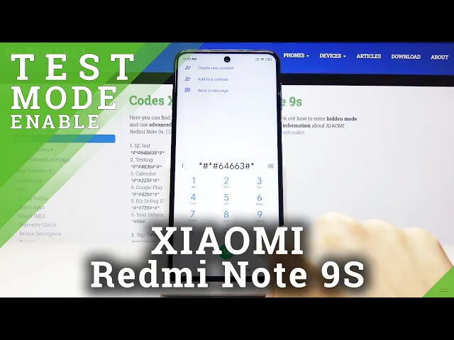 Video thumbnail for How to Enter Hardware Test Mode in XIAOMI Redmi Note 9s - Secret Codes and Hidden Options