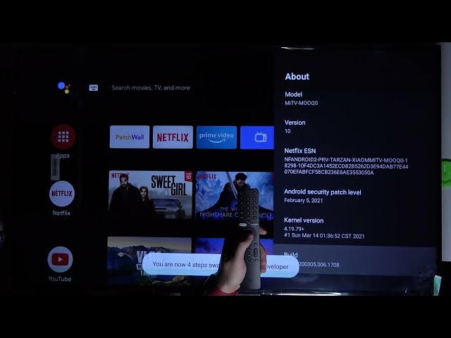 Video thumbnail for How to Enable / Disable Developer Options in Xiaomi Mi LED TV P1? Find Developer Hidden Option