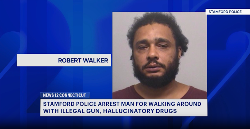 Video thumbnail for Convicted felon found in Stamford with gun stolen from 2023 South Carolina car break-in