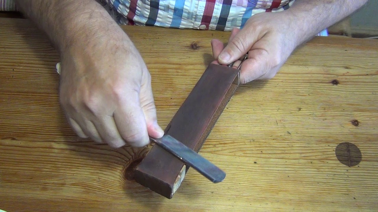 Video thumbnail for Rasiermesser selber schärfen mit Leder - Rasurguru