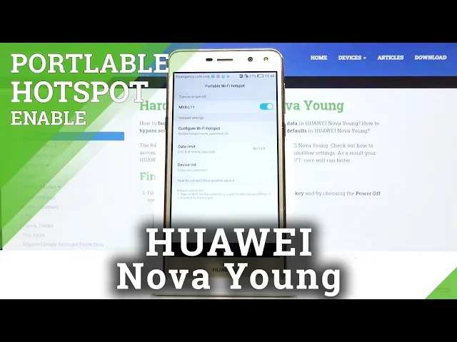 Video thumbnail for How to Manage Portable Hotspot on Huawei Nova Young – Share Network
