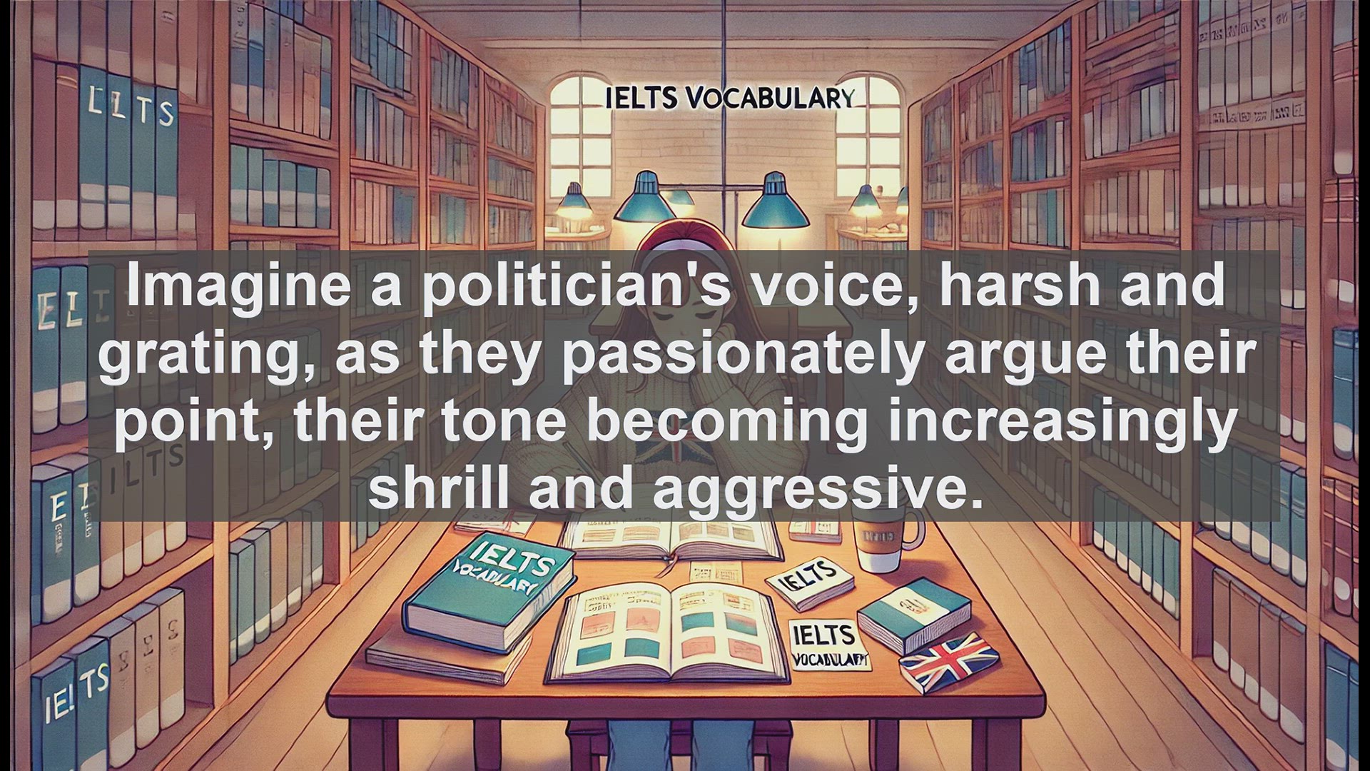 'Video thumbnail for 2000 Must Know IELTS 9.0 Vocabulary - Stridency: Mastering a Powerful Word for Advanced English'