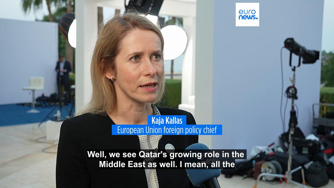 Video thumbnail for Kaja Kallas brushes off Trump's criticism of EU in interview with Euronews