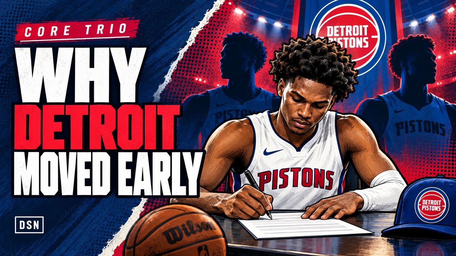 Video thumbnail for Asar Thompson’s extension locks in Detroit’s young core