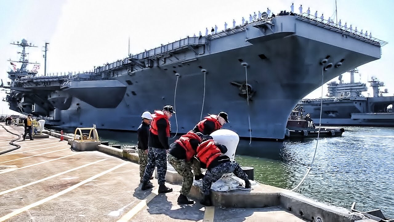 Video thumbnail for Carrier Strike Group: USS Harry S. Truman Deploys April 2018
