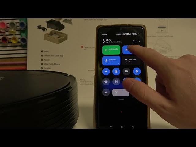 Video thumbnail for How To Connect ROBOROCK Q7 Max+ Robot Vacuum and Mop with Roborock or Xiaomi Home app - App Pairing