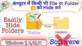 Video thumbnail for Hide any folder without using software, Using settings in Windows.