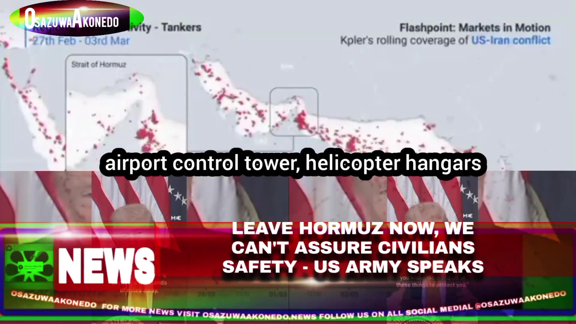 Video thumbnail for Leave Hormuz Now, We Can’t Assure Civilians Safety – US Army Speaks