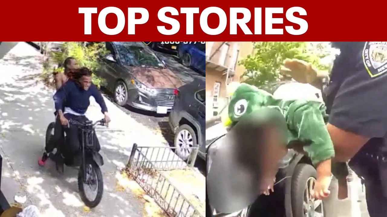 Video thumbnail for NYPD detective stabbed in attempted robbery; officers save choking baby | TOP STORIES