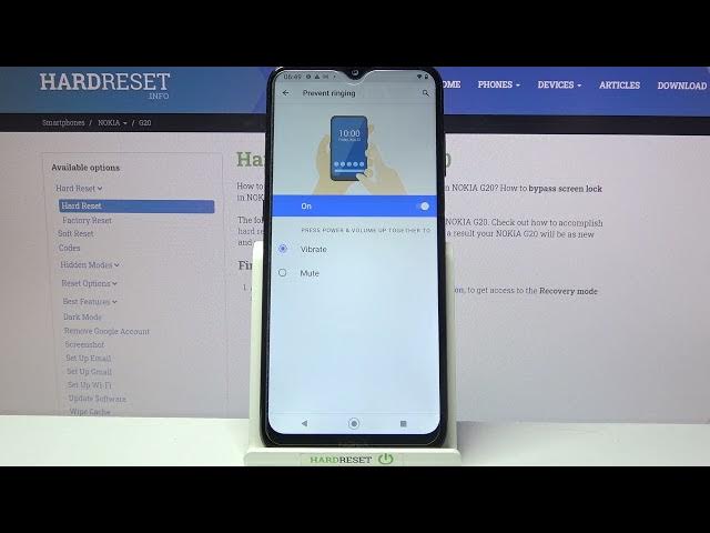 Video thumbnail for How to Enter Vibration Settings on Nokia G20 – Manage Vibration Set Up