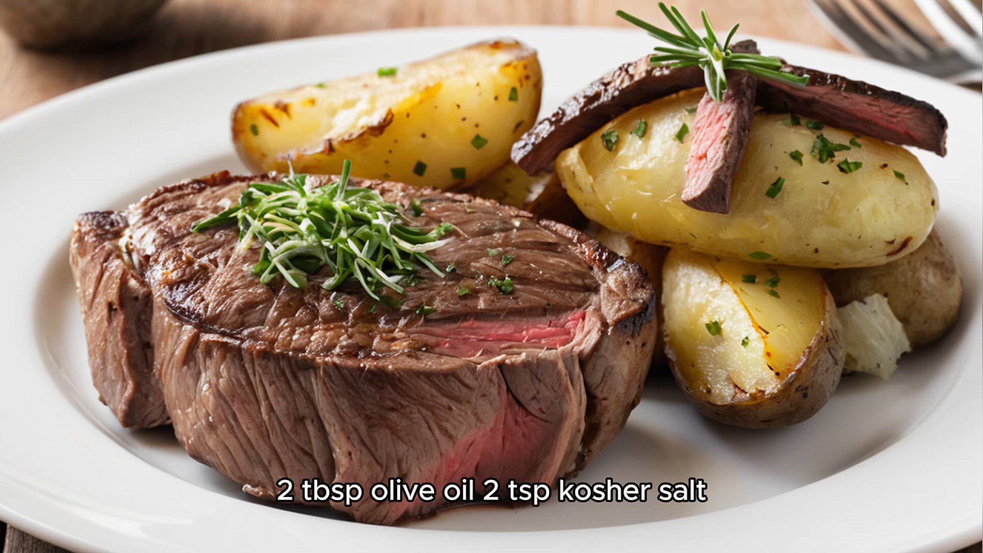 Video thumbnail for Steak and Baked Potato Recipe