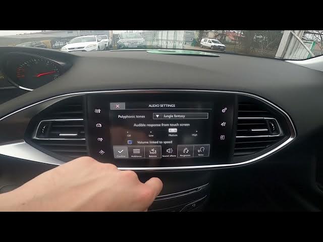 Video thumbnail for How to Find and Manage Sound Settings in PEUGEOT 308 II ( 2013 – 2021 ) - Customize Sound Settings