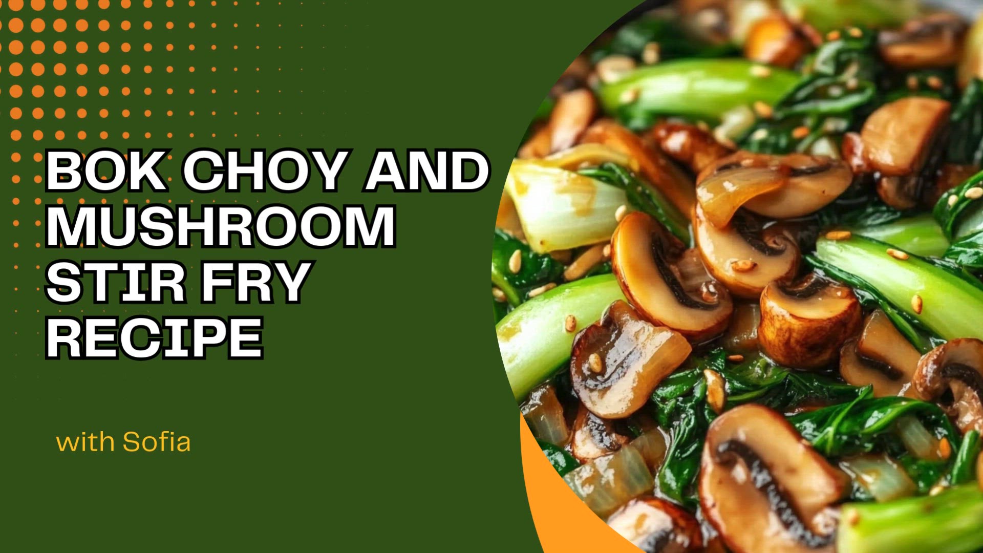 Video thumbnail for Bok Choy and Mushroom Stir Fry Recipe